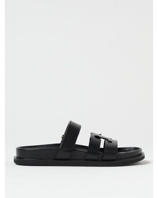 Tory Burch White Ines Sport Leather Sandals
