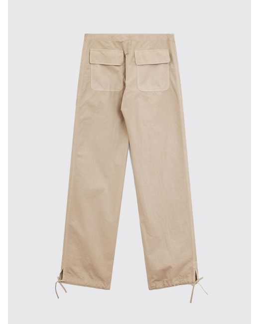 Aspesi Natural Cotton Drawstring Trousers