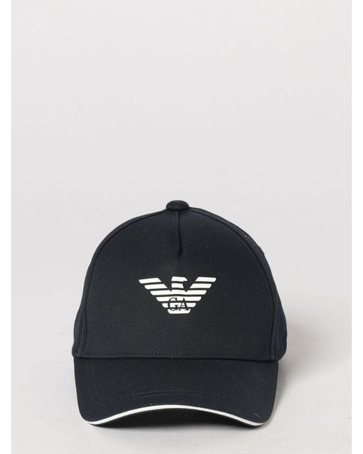 Emporio Armani Black Hat for men