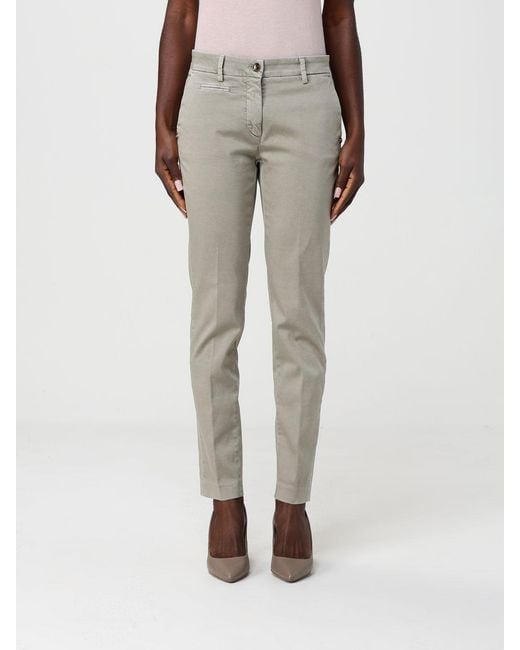 Mason's Natural Stretch Cotton Slim Fit Trousers