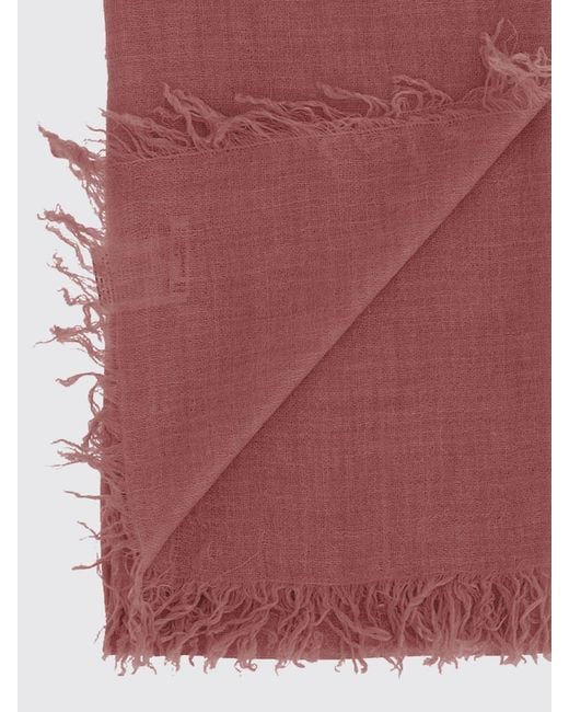 Faliero Sarti Purple Cashmere And Silk Scarf