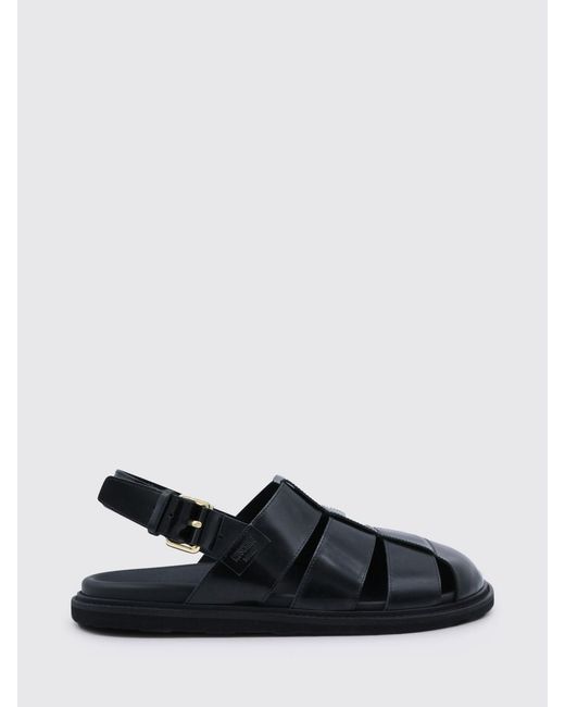 Moschino Couture White Perforated Leather Sandals for men