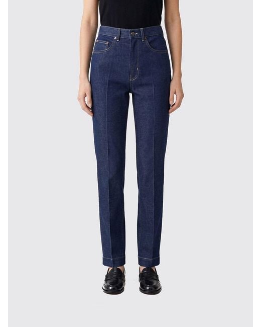 Chloé Blue ChloÉ Slim Fit Cotton Denim Jeans