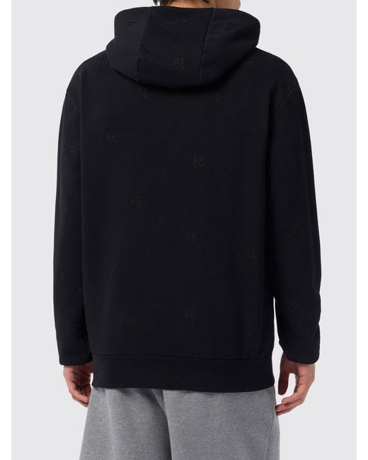 Philipp Plein Black Sweatshirt for men