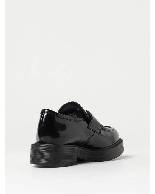 Love Moschino Black Moccasins In Brushed Leather