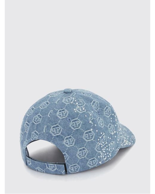 Philipp Plein Blue Hat for men