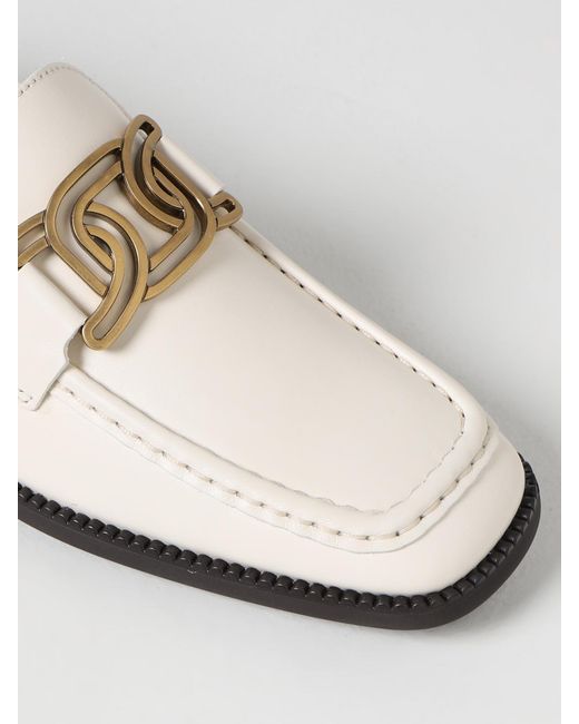 Tod's White Loafers