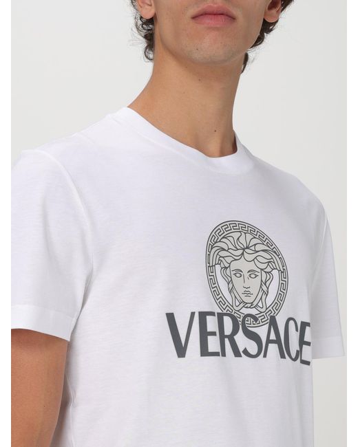 T-Shirt Homme Versace pour homme en coloris White