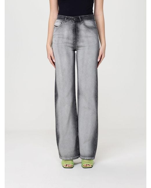 DIESEL Gray D-Macro Denim Jeans
