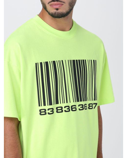 T-shirt con stampa grafica di VTMNTS in Green da Uomo