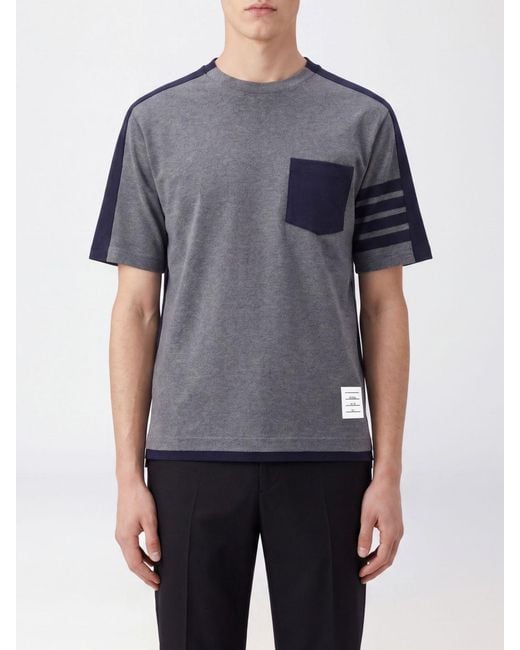 Thom Browne Blue T-Shirt for men