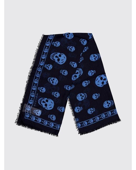 Sciarpa di McQueen in Blue da Uomo
