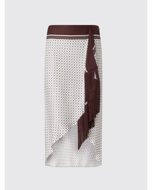Pinko White Skirt