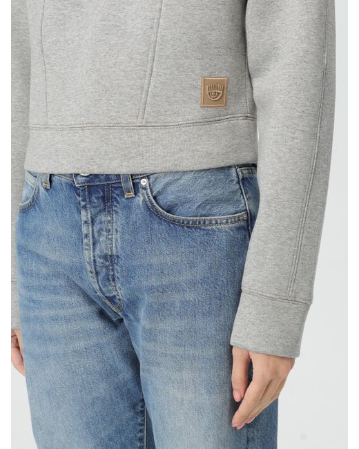 Chiara Ferragni Gray Jumper
