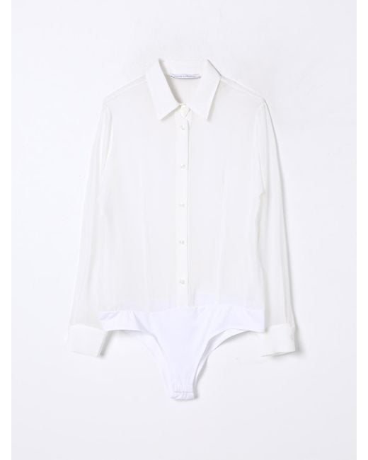 Mar De Margaritas White Hemdbluse Damen