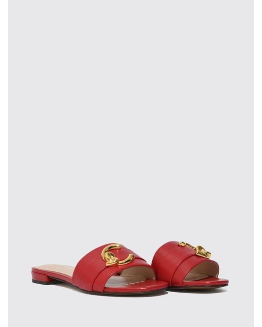 Coccinelle Pink C-Me Leather Sandals