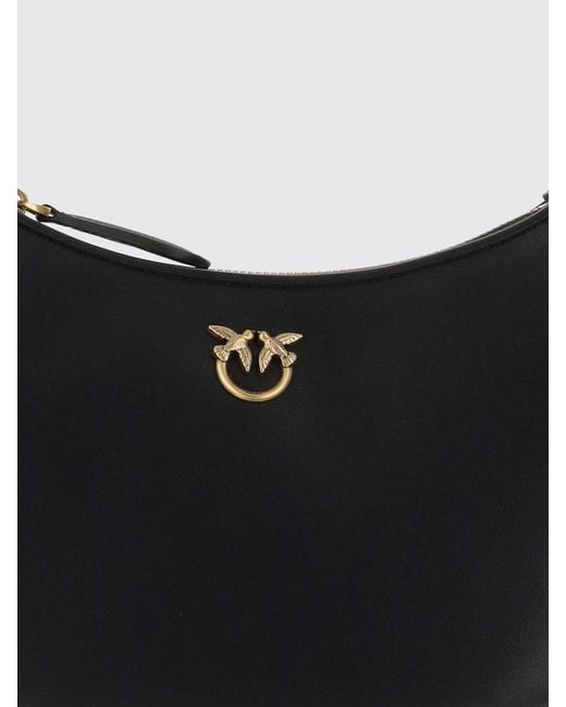 Pinko Black Love Bag Half Moon Simply