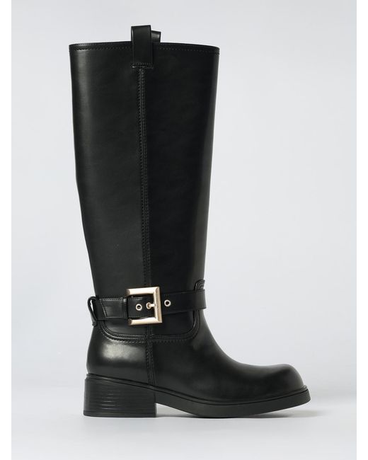 ARMANI EXCHANGE Black Flat Ankle Boot
