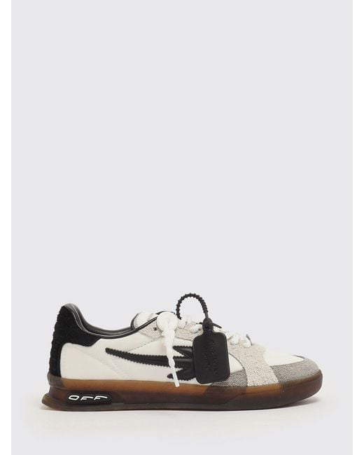 Off-White c/o Virgil Abloh White Suede And Nylon End Of Play Sneakers for men
