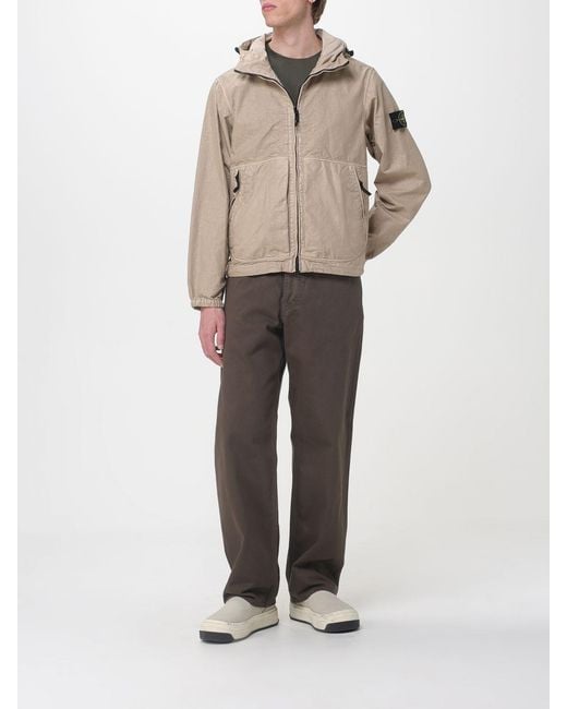 Stone Island Brown Straight Jeans for men