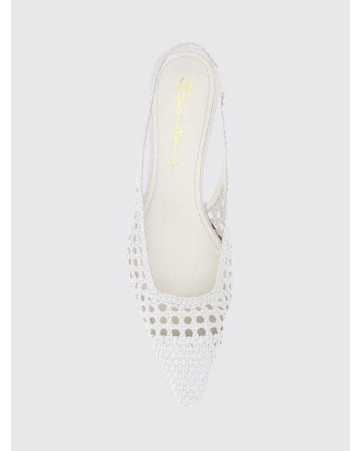 Santoni White High Heel Shoes