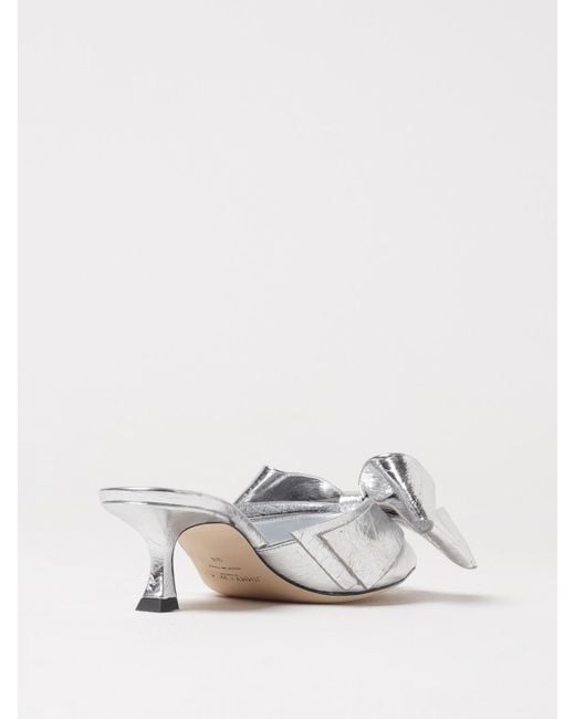 Jimmy Choo Metallic Sandalen Mit Absatz Damen