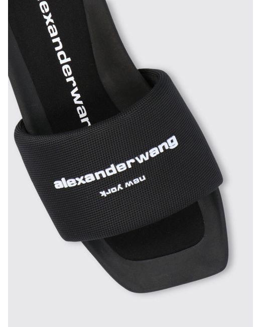 Alexander Wang White Flat Sandals