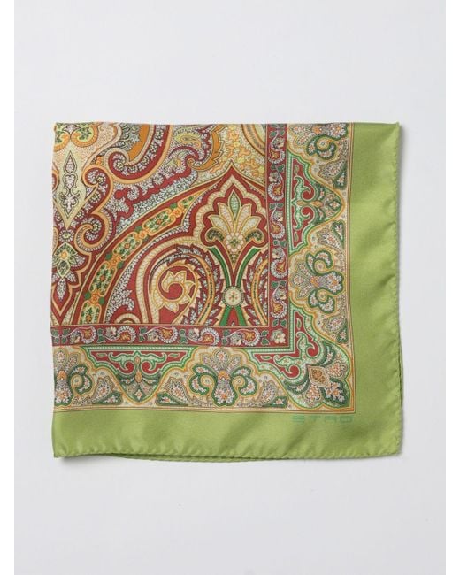 Etro Men's Green Neck Scarf