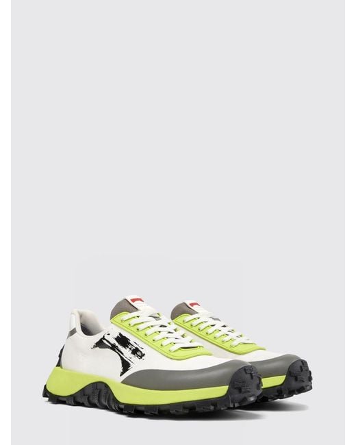 Camper Green Drift Trail Recycled Pet And Leather Sneakers