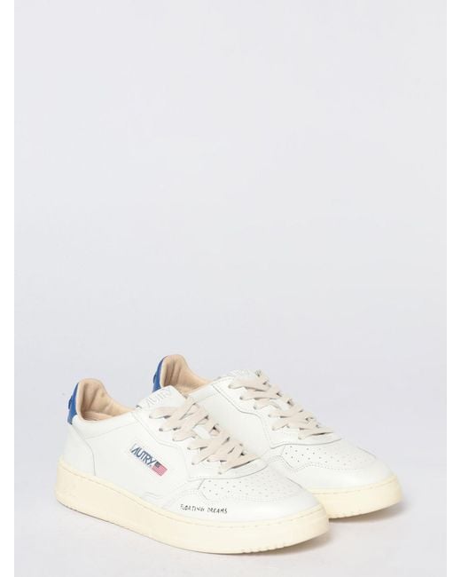 Autry Natural Medalist Low Floating Dreams Leather Sneakers for men