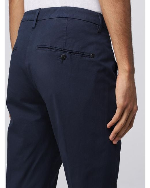 Dondup Blue Trousers for men