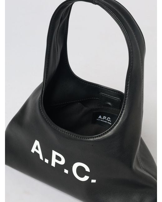 A.P.C. Black Shoulder Bag