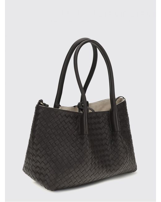 Bottega Veneta Black Pinacoteca Medium Woven Leather Bag