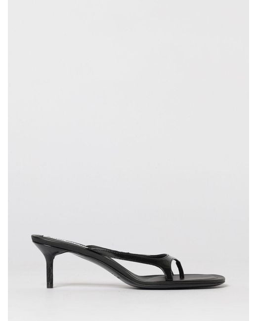 Acne White Flat Sandal