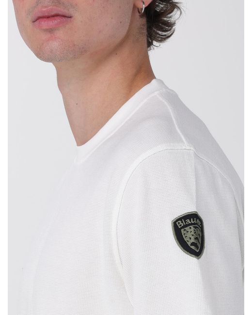 Blauer White T-Shirt for men