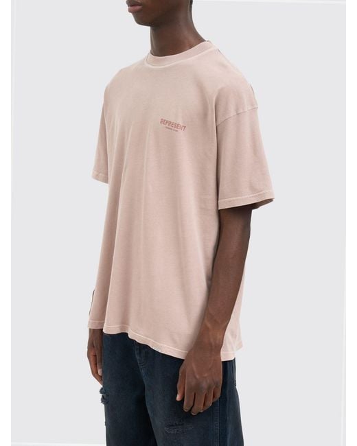 Represent Pink T-Shirt for men