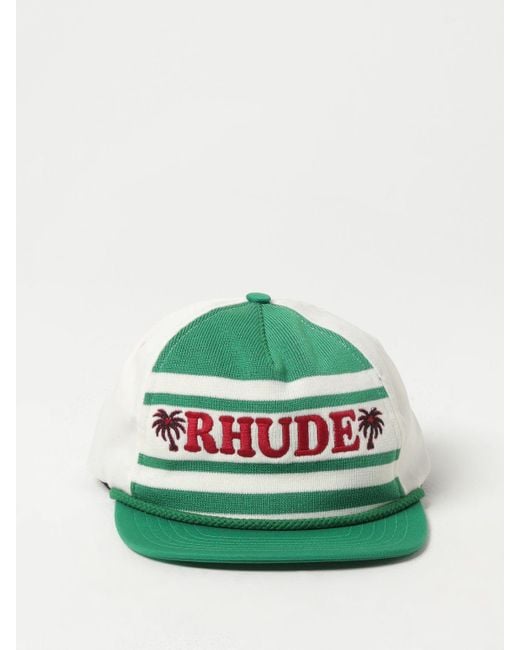 Rhude Green Hat for men