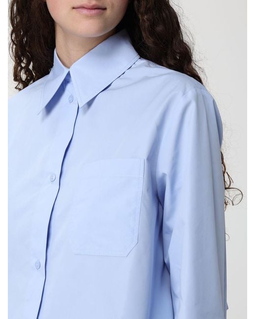 Sportmax Blue Classic Cotton Blend Shirt