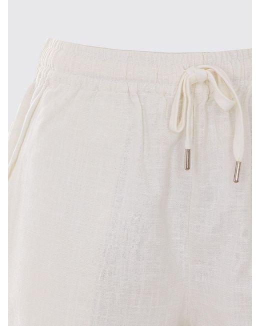Isabel Marant White Cotton Jogging Shorts