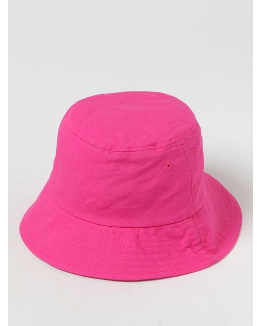 Cappello in cotone di Versace in Pink