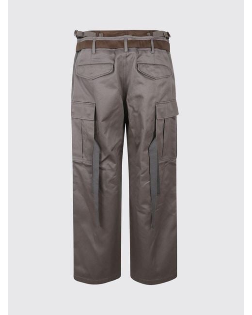Sacai Gray Pants for men