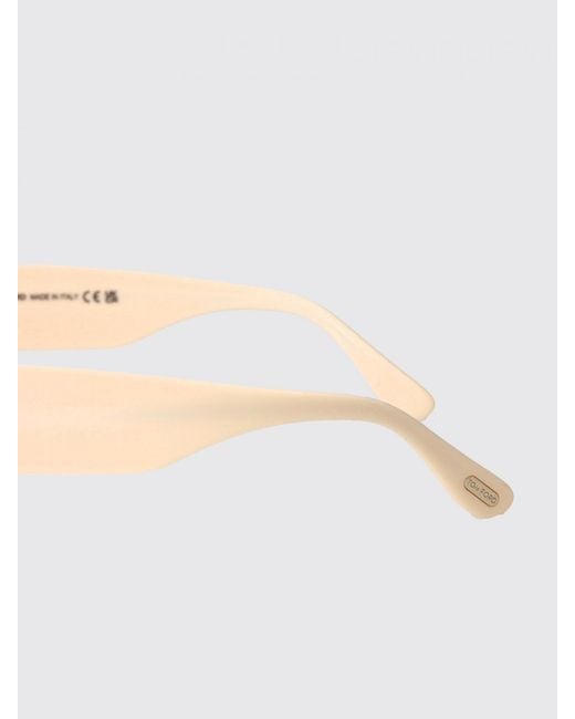 Tom Ford White Ft1187/S Cielle Acetate Sunglasses By