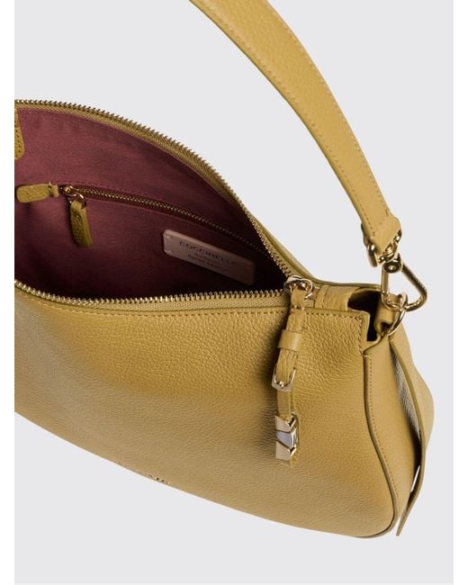 Coccinelle Metallic Nory Grained Leather Bag
