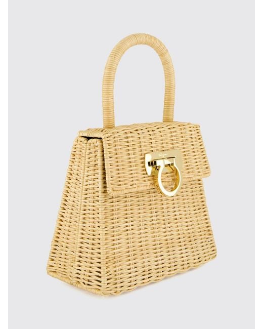 Ferragamo Natural Handbag