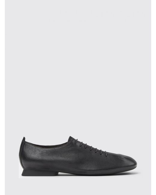 Camper White Casi Myra Leather Derby Shoes