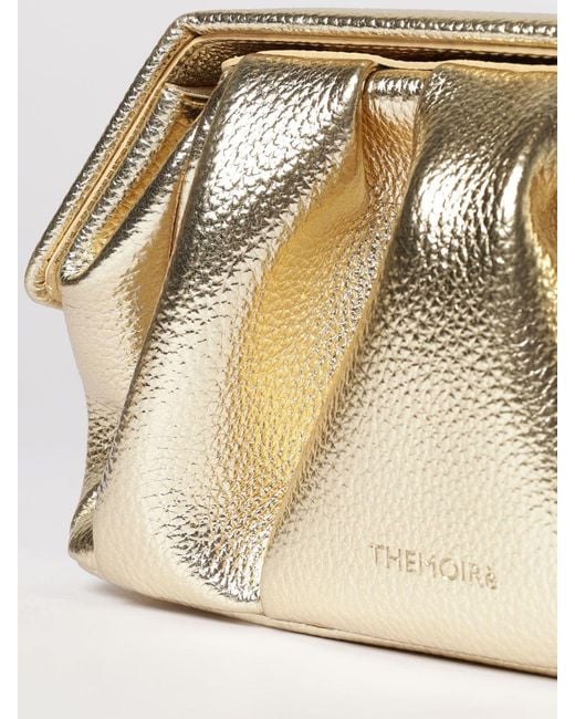 THEMOIRÈ Natural ThemoirÈ Laminated Vegan Leather Clutch