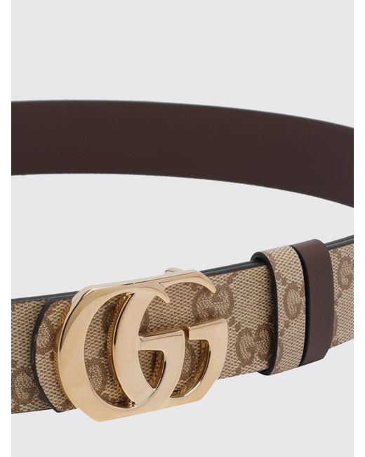 Gucci Wendbarer Gg Marmont Gürtel Von Aus Leder Und Gg Supreme-Stoff in White für Herren