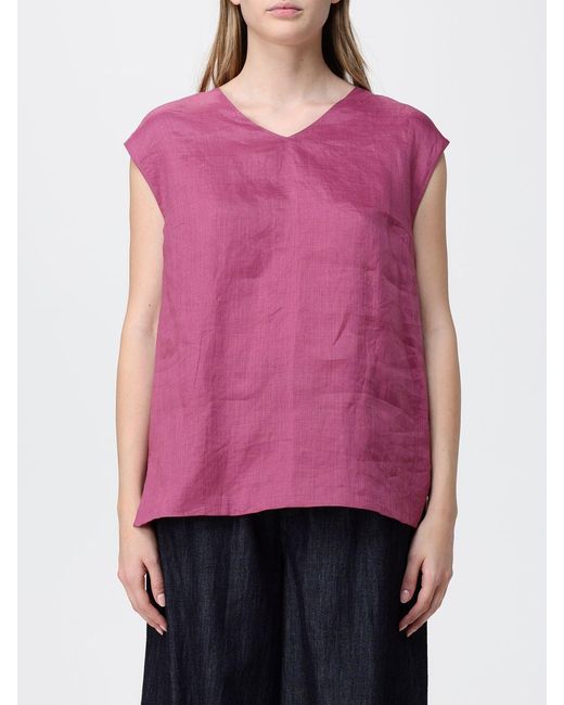 Max Mara Pink Sleeveless Top With Tie Sashes