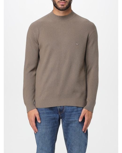 Emporio Armani Gray Jumper for men