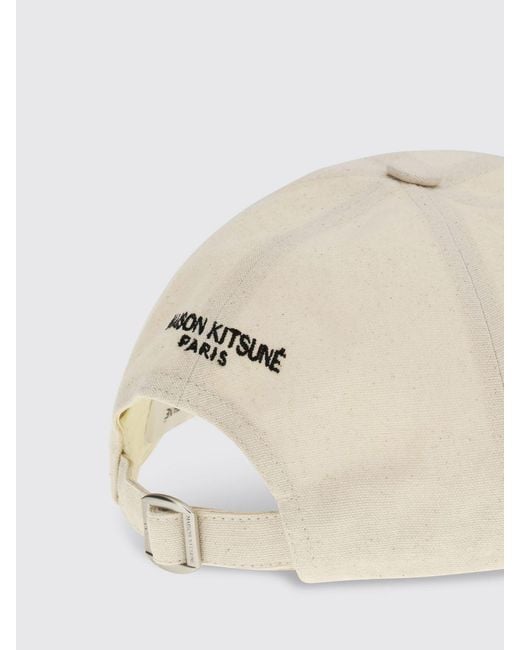 Maison Kitsuné Natural Maison KitsunÉ Dressed Fox Cotton Hat
